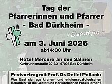 Plakat Tag der Pfarrerinnen und Pfarrer